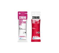 226ERS Kit Carrera - Lote de 2 Geles Energéticos (Isotonic Sandía y High Fructose Fresa) - Estrategia de Nutrición Deportiva Sin Cafeína, Sin Gluten, Especial Runners y Triatletas