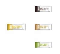 226ERS Race Day Bar Pack 4 Sabores - Lote de 4 Barritas Energéticas de 40g (Plátano, Chocolate, Almendras y Manzana) - Ricas en Frutos Secos, Sin Gluten, Pack de Descubrimiento y Entrenamiento Ideal