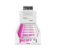 226ERS Race Day, Barrita Energética Deportiva, Fresa 30 x 40g | barrita energética rica en carbohidratos, fácil de masticar y transportar, sin gluten, sin lactosa, vegano