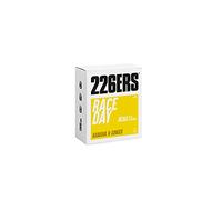 226ERS - Race Day-BCAA, Barrita Energética para Deportistas, Carbohidratos, para Entrenamientos y Competiciones, Barritas Veganas y sin Gluten, Sabor Plátano y Jengibre, Caja 6 Barras x 40 g