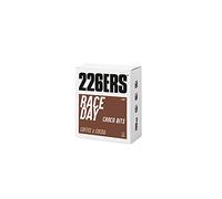 226ERS - Race Day Choco Bits, Barritas Energéticas para Deportistas, Carbohidratos, para Entrenamientos y Competiciones, Barritas Veganas y sin Gluten, Sabor Café y Cacao, Caja 6 Barras x 40 g