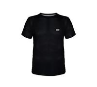 226ERS - Slim Flag Camiseta Manga Corta Negra Talla L, Ideal para Running y Trail Running, de Poliamida y Elastáno, Patrón Relaxed, Corte Lateral y Faldón Trasero, Camiseta Deportiva