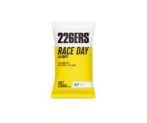 226ERS - Sub9 Race Day, Monodosis, Bebida Energética para Deportistas, en Polvo, Hidratos de Carbono, BCAA, Sodio y L-Carnitina, sin Gluten y sin Lactosa, Libre de Doping, Sabor Limón, 1 sobre