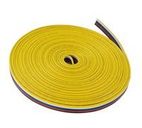 22AWG 6pin 65.6FT 20M RGB CCT cable de extensión RGBWW alambre trenzado de cobre estañado para 6 colores RGBCCT LED Strip Lights 3528 5050