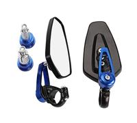 22mm CNC Motorcycle Handlebar Mirror - Fit Aluminum Alloy Bar End Rearview Mirror for Custom Bike Modification,Buen Rendimiento