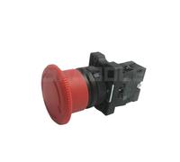 22mm Emergency Stop Mushroom Push Button Switch Red Latching NO/NC XB2-ES541(ES542) Control Electrical Starter Switches 220V 10A(Normally Close) Controls Switches