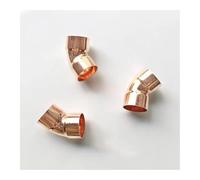 22mm Inner Dia x1mm Thickness Copper 45 Elbow Scoket Weld End Feed Coupler Plumbing Fitting Water Gas Oil 45 Deg