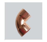 22mm Inner Dia x1mm Thickness Scoket Weld Copper End Feed 90 Deg Elbow Coupler Plumbing Fitting Water Gas Oil
