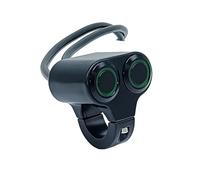 22mm Interruptor Doble Botón Para Faros Antiniebla Motocicleta Control Encendido Apagado Luces Dirección Para Manillar Piezas Impermeables Interruptor botón manillar