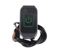 22mm Interruptor Faro Para Motocicleta Bocina Interruptor Control Modificado Montaje En Manillar Botón Rojo Azul Amarillo Verde Con Luz Piezas Interruptor del manillar