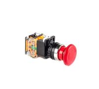22mm LA38-11ZS parada de emergencia 10A/600V autobloqueo/interruptor de encendido con cabezal de bloqueo interruptor de botón tipo seta * 2 uds