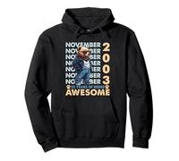 22nd Birthday Bear Legends November 2003 22 Years Old Mens Sudadera con Capucha