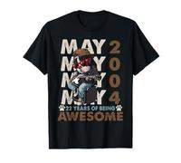 22nd Birthday Dog Lover May 1996 Vintage 22 Years Old Men Camiseta
