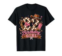 22nd Birthday Girl Pink 22 Years Old Cowgirl Western Rodeo Camiseta