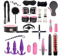 (22PCS) espuma eje lobo diente palo yoga relajación muscular suministros masaje rodillo yoga columna rodillo equipoB34-02 (Rojo)