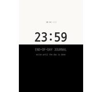23:59 Minimalist Split Design Journal: Minimalist Black and White Split Cover Design | A5 Notebook with Alternating Lined and Grid Pages for Daily Reflection (122 Pages) (2359 Studio)