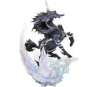 23 cm Monster Hunter Kirin Action Figure PVC Toy Character Model Decoration Statue Gifts Collectibles (Color: negro)