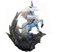 23 cm Monster Hunter Kirin Figure PVC Environmental Protection Materials Suitable for Home Office Desktop Decorative Ornaments (White)