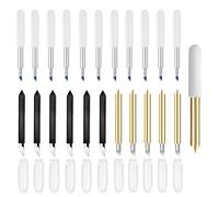 23 cuchillas de repuesto compatibles con Cricut Maker 3/Maker/Explore 3/Explore Air 2/Air/One/Venture-incluye 11 cuchillas estándar de 30°, 6 cuchillas de punta fina de 45° y 6 cuchillas de corte de