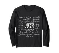 23 cumpleaños 23 años Divertido matemáticas Nerd Humor Friki Regalo Manga Larga