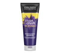 JOHN FRIEDA - Champú Violet Crush Intenso 250 ml, Elimina los Reflejos Amarillentos, Matizador y Tonificador Uniforme del Cabello Rubio Teñido o Natural