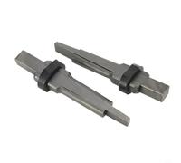 23 mm Metal para piedra de roca Splitters 2 Set para la roca granito mármol hormigón dividir herramienta hecha de acero duro tratado al cromo vanadio