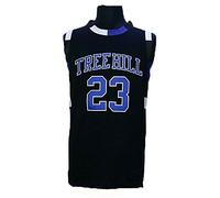 23 Nathan Scott One Tree Hill Jersey Embroidered Basketball Jersey black S by Estar
