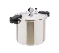 23 Quart - Olla a presión de aluminio (22 L, con manómetro digital, para todo tipo de fuegos)