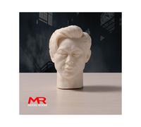 (23) Sin pintar 1/6 Brad Pitt Tom Cruis Arnold Paul Walker Ronaldo Bruce Willis cabeza esculpida talla soldado