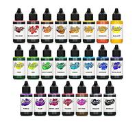 23 x 30 ml Alcohol Ink Set, Tinta al alcohol pinturas transparentes para Fluid Art y Resin Art