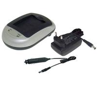 230 V (AC Input), 12 V de 1 a (salida) Cargador para Canon LP-E5, LC-E5, Canon EOS 1000d, Canon EOS 450d, Canon EOS 500d, Canon EOS Kiss F, Canon EOS Kiss X2, Canon EOS Kiss X3, Canon EOS Rebel T1i, Canon EOS Rebel XSi
