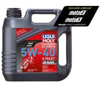 (23055) Aceite Liqui-Moly Motorbike 4T 100% sintético 5W-40 Street Race 4L.