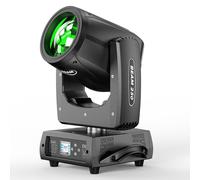 230W LED Moving Head Light, d-MX512 Disco Stage Beam Spot with 24 Prism 4 Control Modes Party Light for Wedding DJ Party Live Band Show (1 Piece)