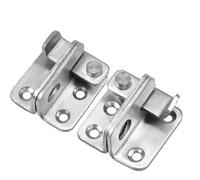 (2327) 1 par (2 piezas) de pestillos de acero inoxidable para puerta, candado derecho e izquierdo, cierre