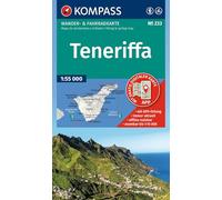 233 tenerife: Wander- und Fahrradkarte in einem - inklusive Offline-Verwendung in der KOMPASS-App. Wander-& Radwege.