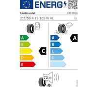 235/55WR19 CONTI TL SC-5 LR SUV FR XL 105W