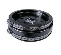 2357A - Protector de salpicaduras compatible con adaptador Salvajor Hycar 2357A, protección contra salpicaduras de eliminación de basura, color negro