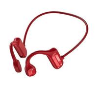 (2374)Auriculares Bluetooth Alin814-2 (oreja abierta - micrófono - rojo)