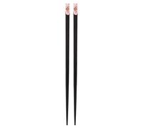 23cm Palillos de madera reutilizables, Portátil Palillos madera natural Estilo japonés Sakura Patrón Palillos de madera duraderos para restaurante casa(Pink)