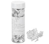 23g Non - Edible Silver Foil Flakes, Decorative Silver Leaf for Wedding Cake Fine Dining Cuisine, Professional Craft Art Supplies,Lightweight Fade - Resistant in Storage Box