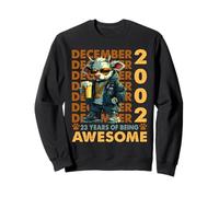 23rd Birthday Cow Legends December 2002 23 Years Old Mens Sudadera