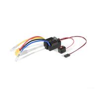 23S Controlador de velocidad RC ESC 60A sin escobillas para coches eléctricos a escala 1/10 con alertas audibles y sistema de gestión térmica (negro)
