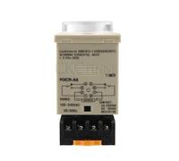 24-220VAC/DC H3CR-A8 time Relay 1.2s to 300h 50/60Hz 8PIN with Base Power on and Off Cycle delay time Relay(24-240VACDC) Controls Relays