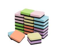 24/48 piezas de borrador de pizarra para pizarra limpiador, pizarra de borrado en seco para estaciones de trabajo, escuelas, oficina, pizarra blanca, borradores de oficina, limpiador de tablero de