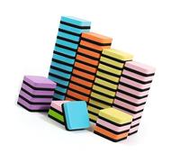 24/48 piezas de borrador de pizarra para pizarra limpiador, pizarra de borrado en seco para estaciones de trabajo, escuelas, oficina, pizarra blanca, borradores de oficina, limpiador de tablero de