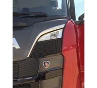 24/7 AUTO 2 embellecedores de rejilla de aire superior de acero inoxidable de nueva generación S 2016+ cromado pulido