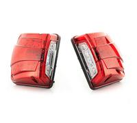 24/7 Auto 2 luces LED de 24 V para matrícula, de doble función, color blanco, luces de posición rojas para camiones y remolques