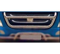 24/7 AUTO Barra de luz delantera compatible con camiones XF 106, barra de parrilla de acero inoxidable