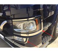 24/7Auto 2 faros delanteros de acero inoxidable + 2 faros antiniebla para camiones SCANIA S/R Series 2016+