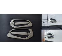24/7Auto - Espejo izquierdo y derecho de acero inoxidable para puerta de puerta cromada para camiones Actros MP4 Arocs